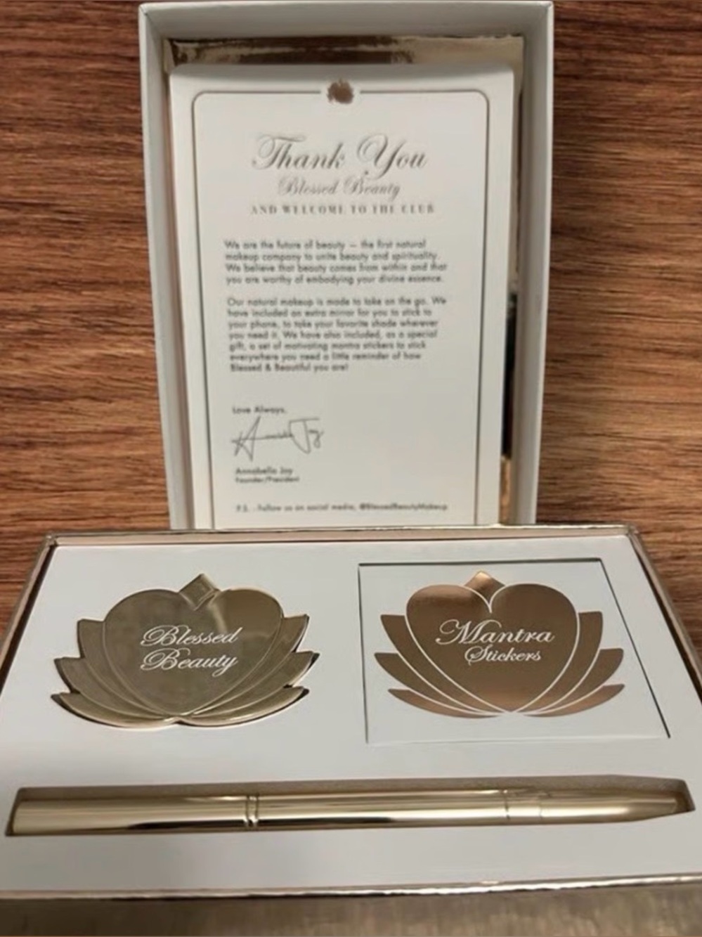 Blessed Beauty Mantra Stickers & Tool Set